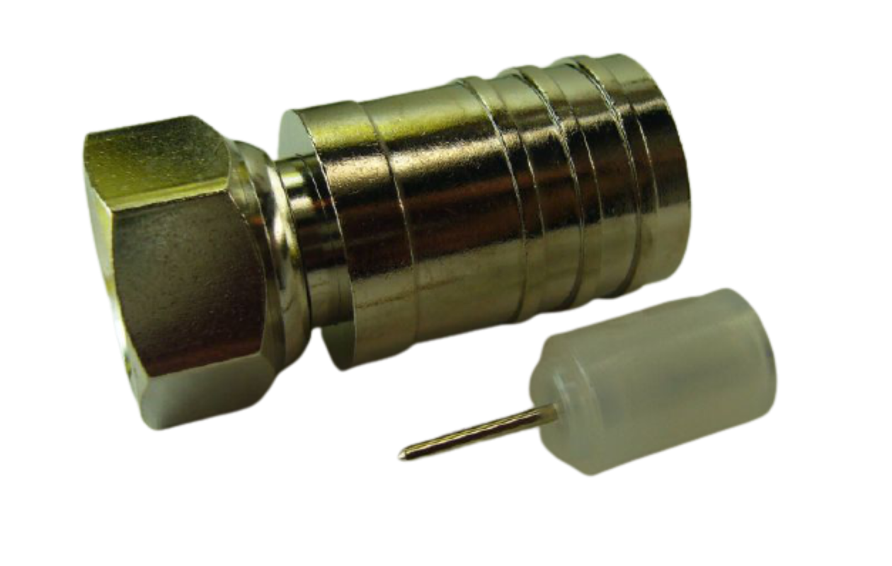 F型 插頭轉接器-F034-PLUG 用於 FRF-1475｜F型 插頭連接器